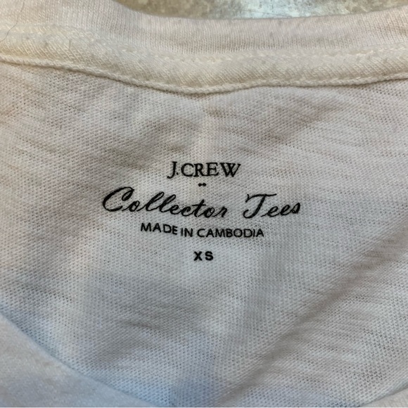 J. Crew “Collector Tees” White Flamingos T-Shirt XS - Picture 3 of 7